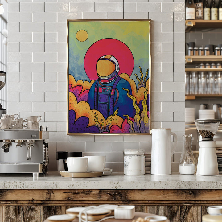 The Planet Explorer - Stretched Canvas, Poster or Fine Art Print I Heart Wall Art