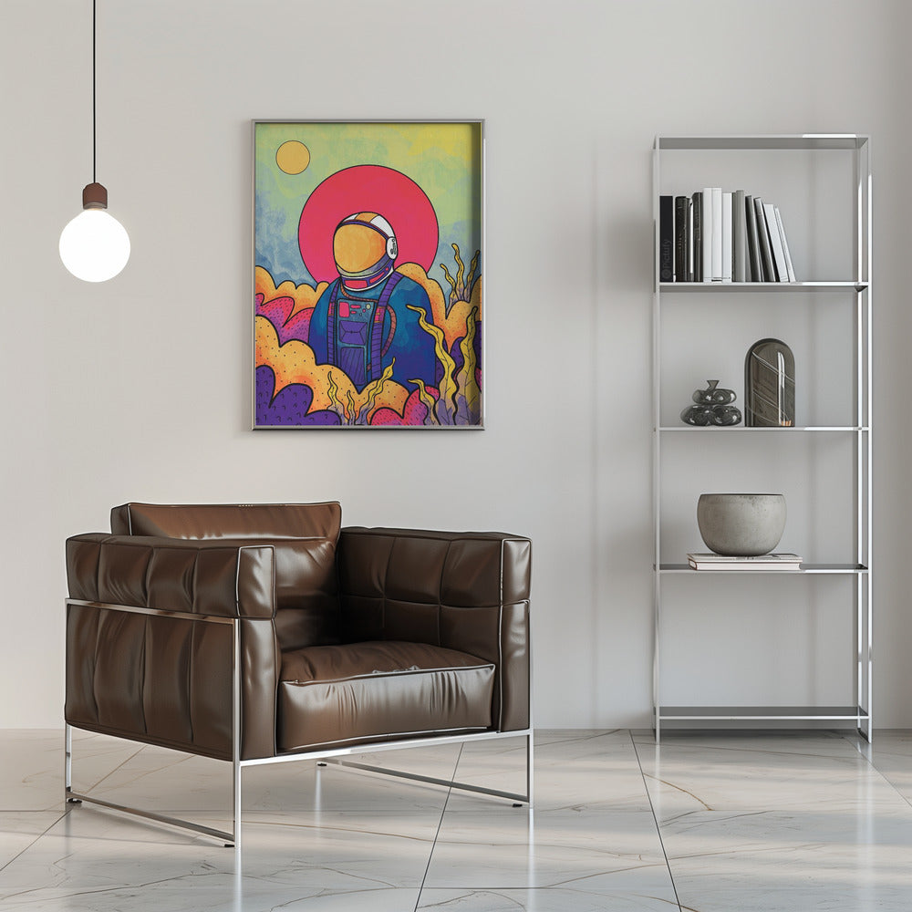 The Planet Explorer - Stretched Canvas, Poster or Fine Art Print I Heart Wall Art