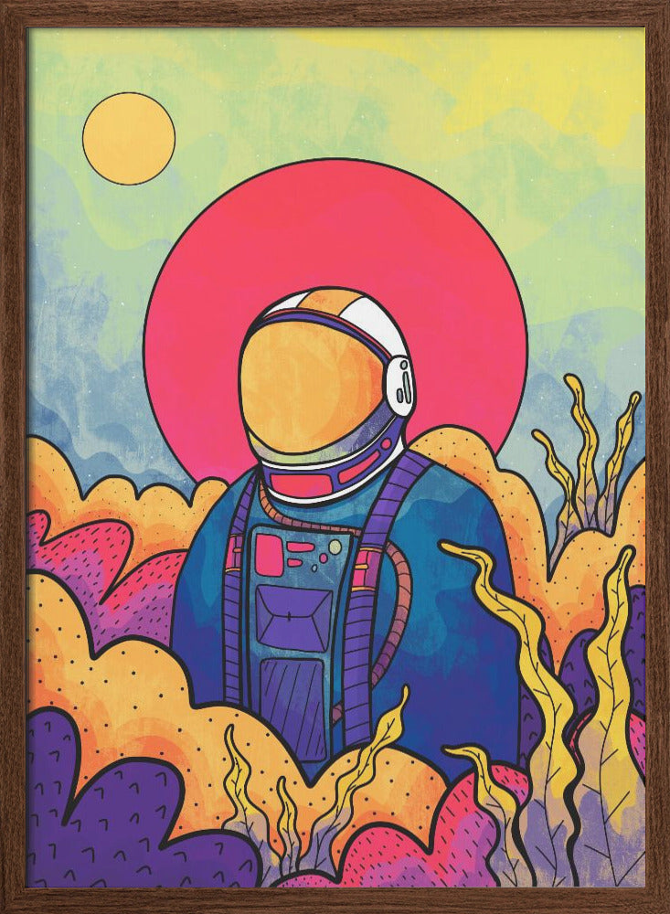 The Planet Explorer - Stretched Canvas, Poster or Fine Art Print I Heart Wall Art