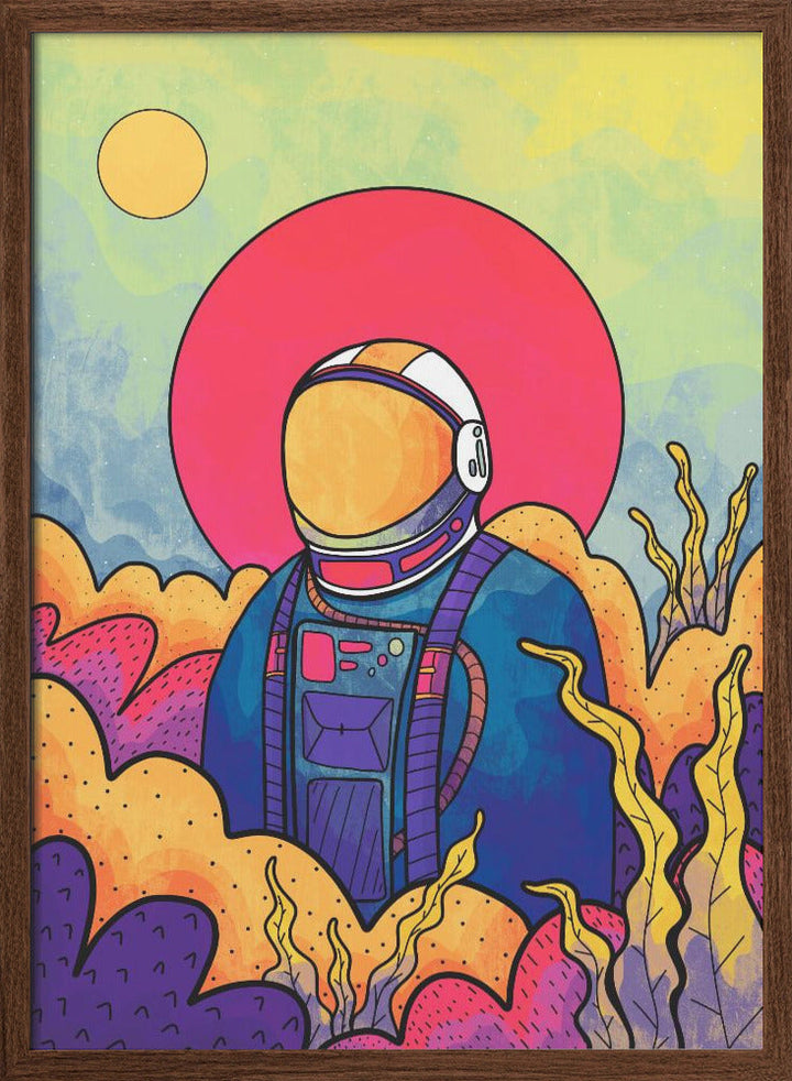 The Planet Explorer - Stretched Canvas, Poster or Fine Art Print I Heart Wall Art