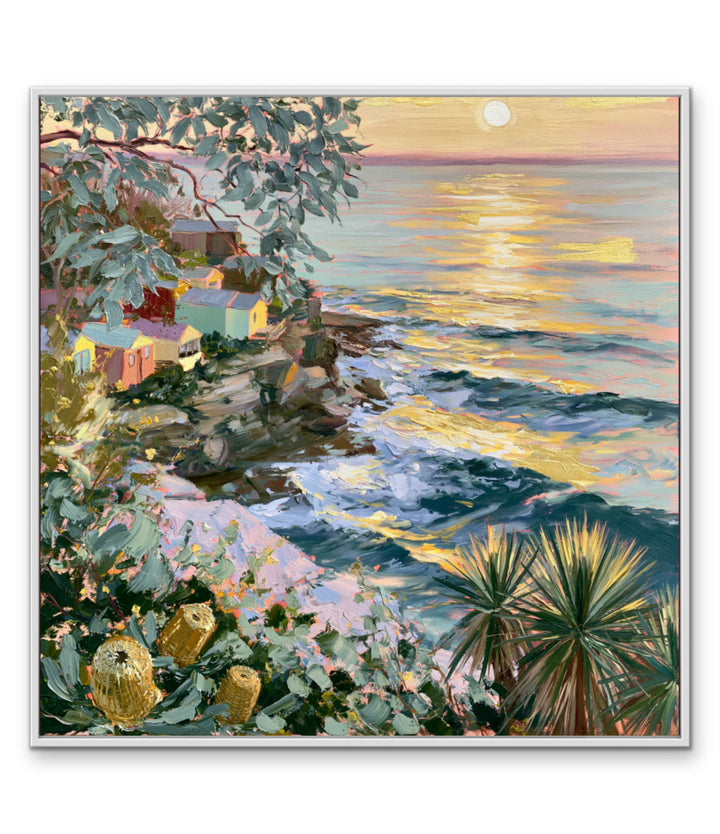 The Quiet Headland by IHeartStudio - Australian Contemporary Coastal Landscape Canvas Print