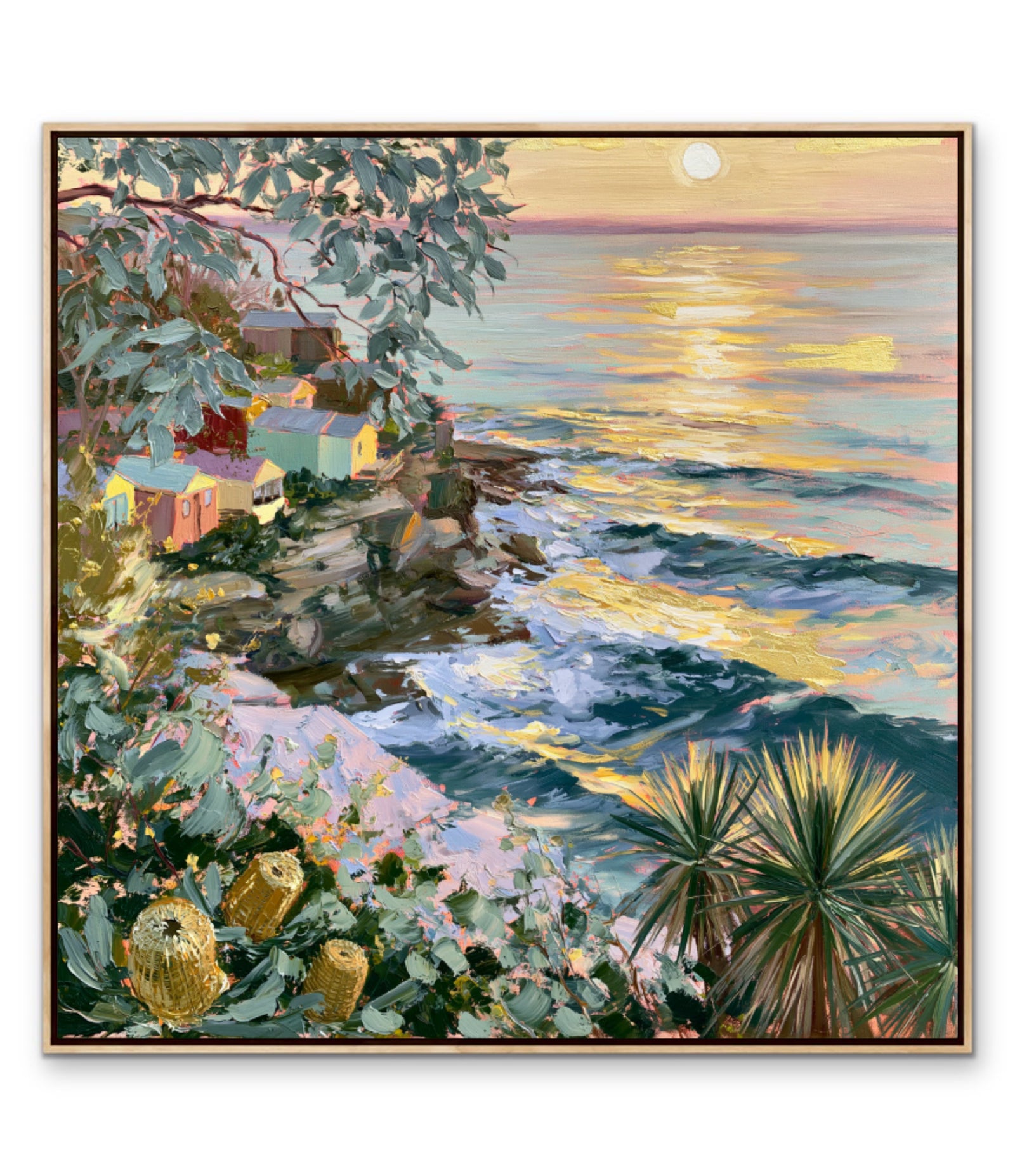 The Quiet Headland by IHeartStudio - Australian Contemporary Coastal Landscape Canvas Print