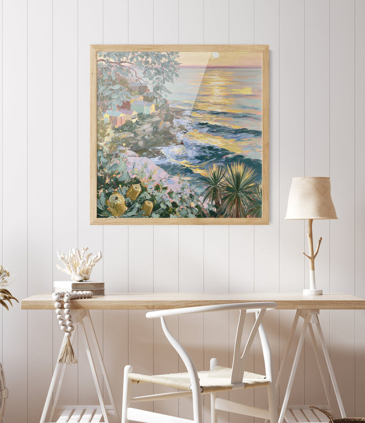 The Quiet Headland by IHeartStudio - Australian Contemporary Coastal Landscape Canvas Print