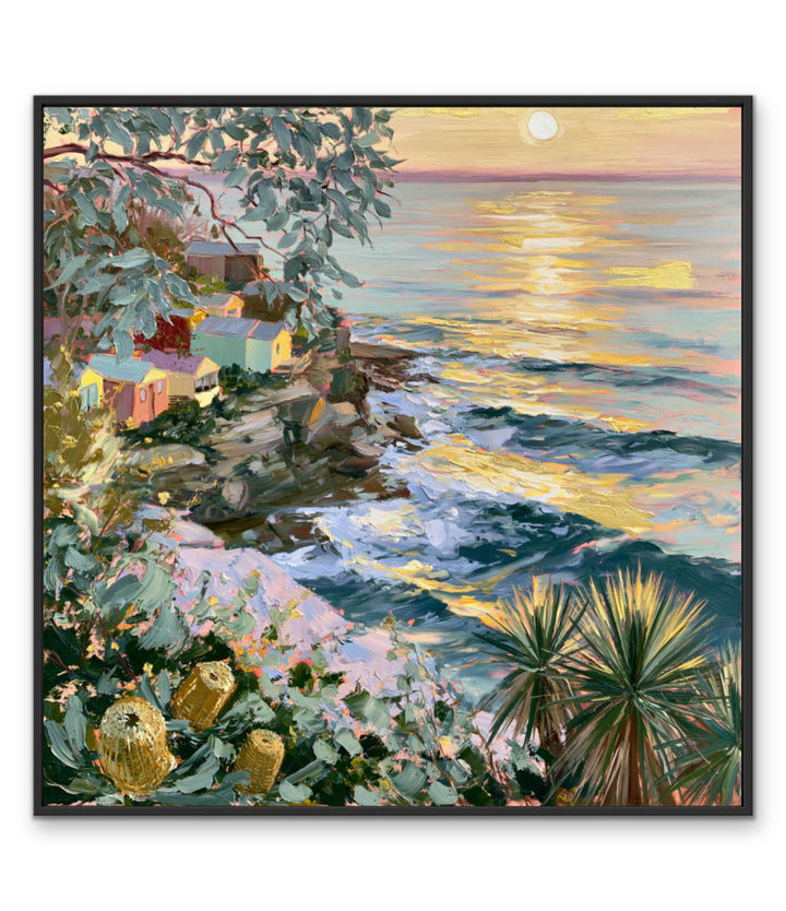 The Quiet Headland by IHeartStudio - Australian Contemporary Coastal Landscape Canvas Print