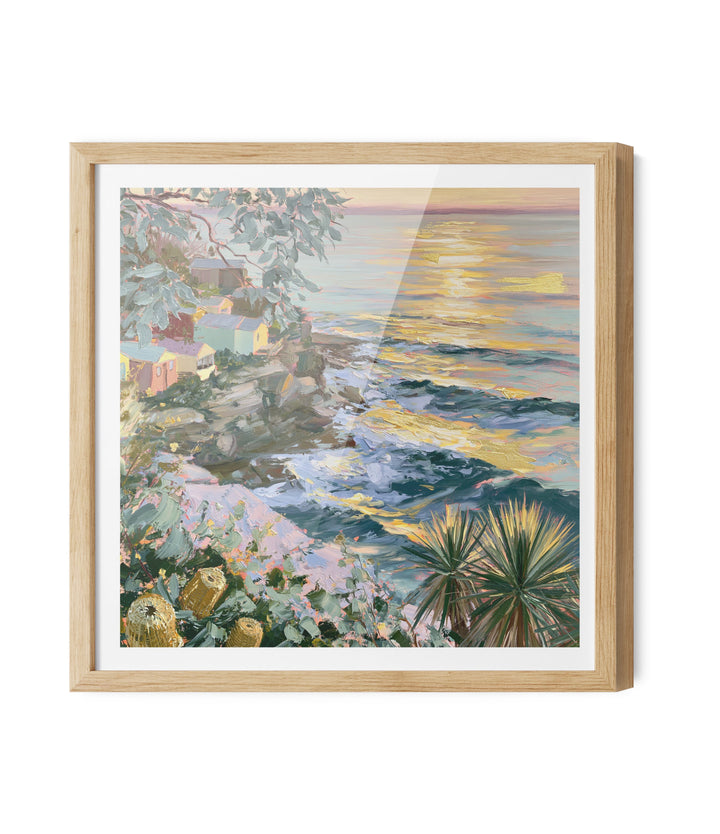 The Quiet Headland by IHeartStudio - Australian Contemporary Coastal Landscape Canvas Print