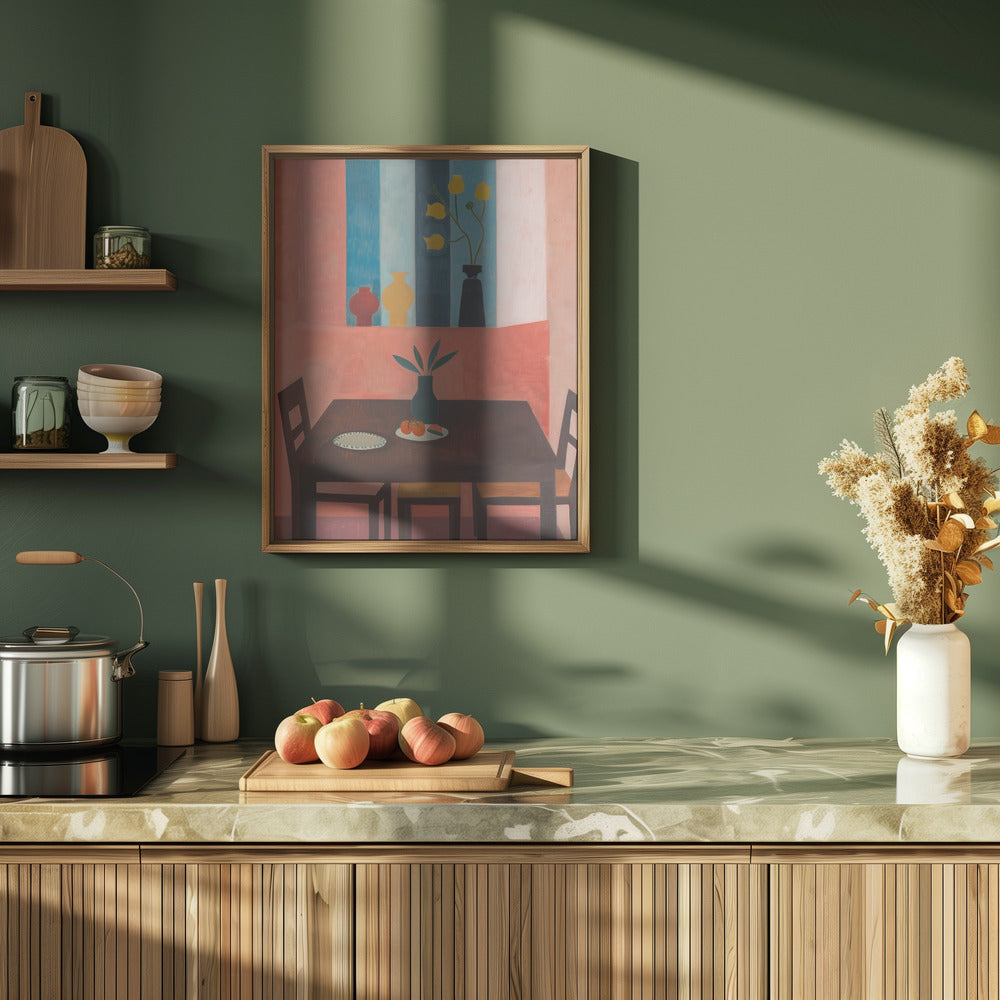 The Restaurant - Stretched Canvas, Poster or Fine Art Print I Heart Wall Art