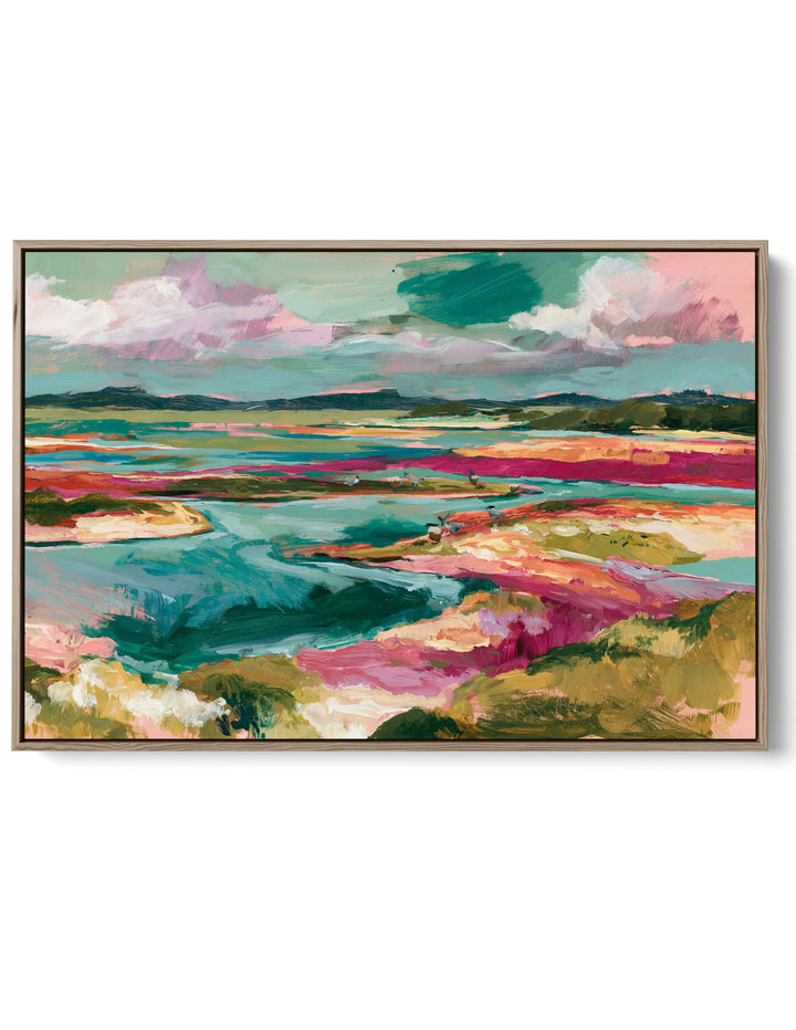 The Rugged Shore by IHeartStudio - Australian Contemporary Coastal Landscape Canvas Print