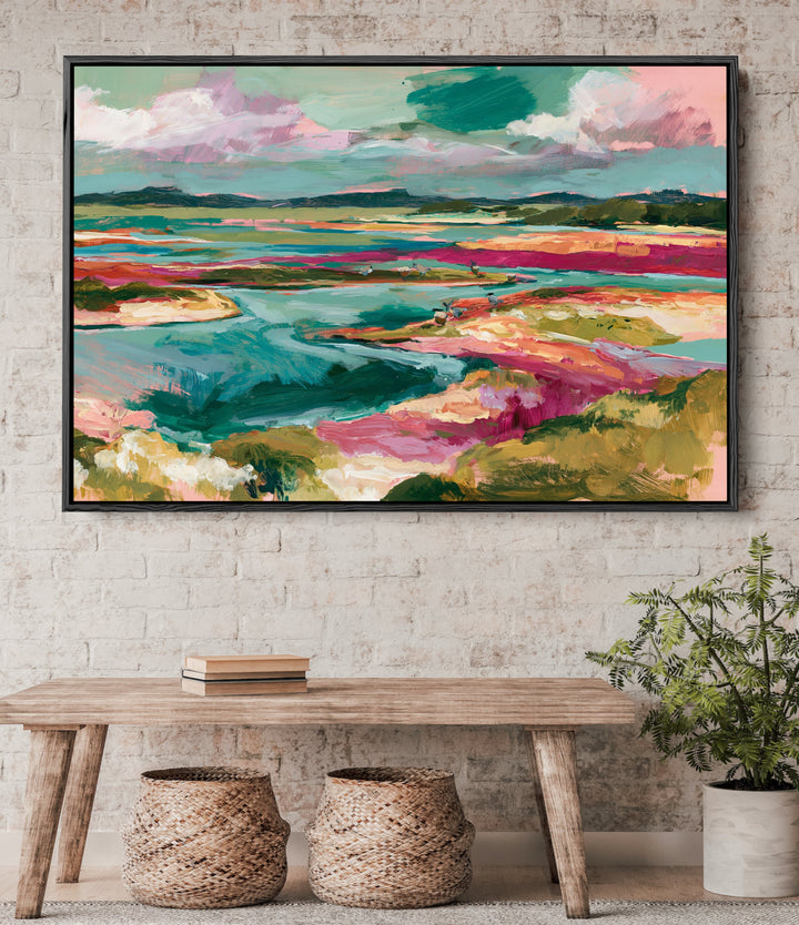 The Rugged Shore by IHeartStudio - Australian Contemporary Coastal Landscape Canvas Print
