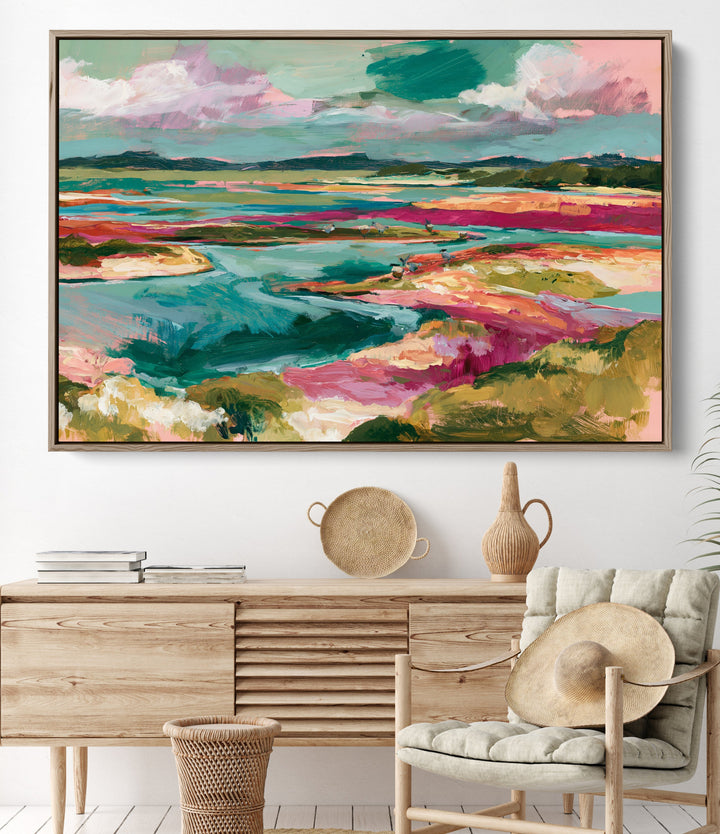 The Rugged Shore by IHeartStudio - Australian Contemporary Coastal Landscape Canvas Print