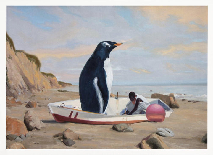 The Sea Level Is Rising - Stretched Canvas, Poster or Fine Art Print I Heart Wall Art