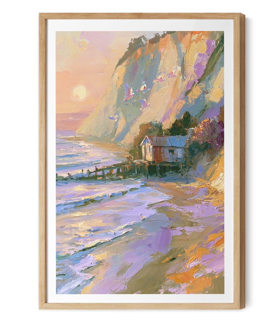 The Seaside Hideaway by IHeartStudio - Australian Contemporary Coastal Portrait Canvas Print