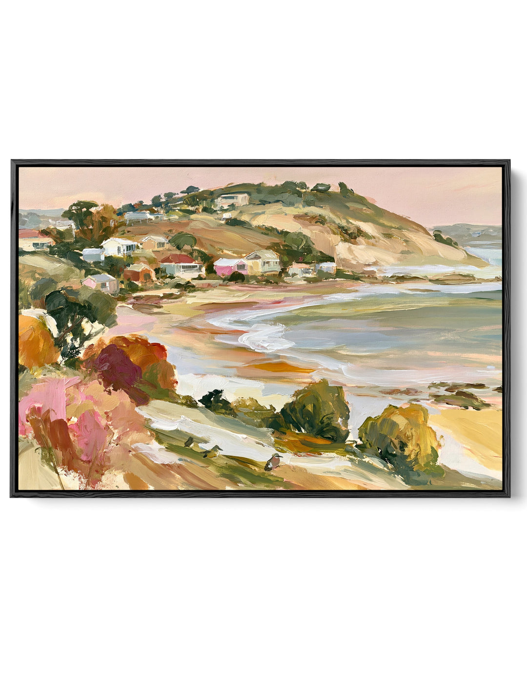 The Seaside Retreat by IHeartStudio - Australian Contemporary Coastal Landscape Canvas Print