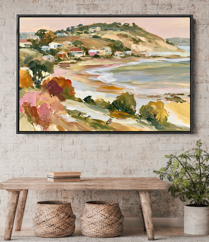 The Seaside Retreat by IHeartStudio - Australian Contemporary Coastal Landscape Canvas Print