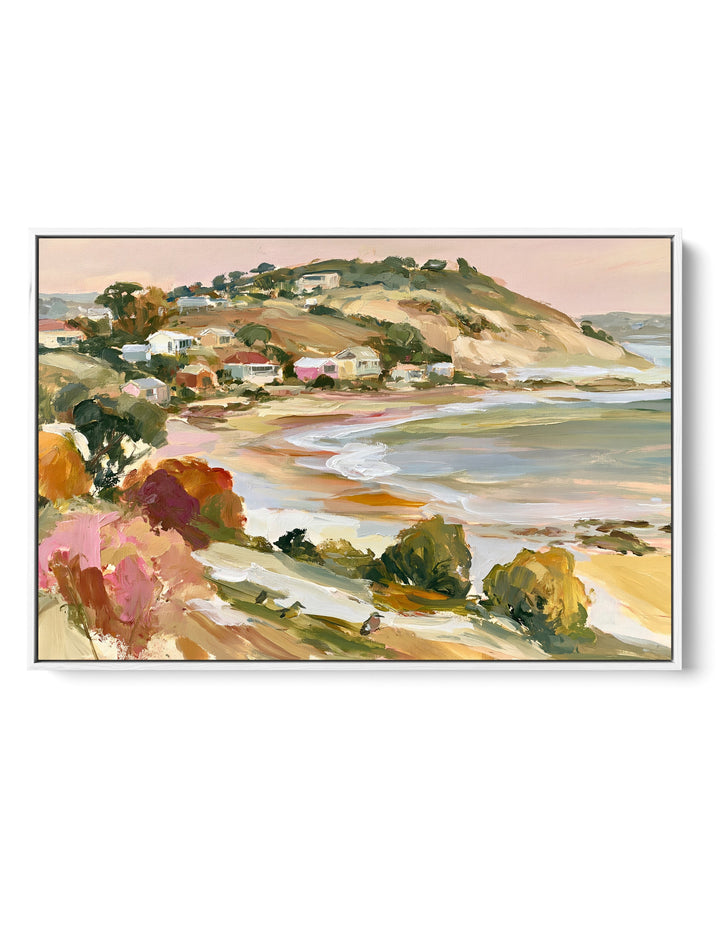 The Seaside Retreat by IHeartStudio - Australian Contemporary Coastal Landscape Canvas Print