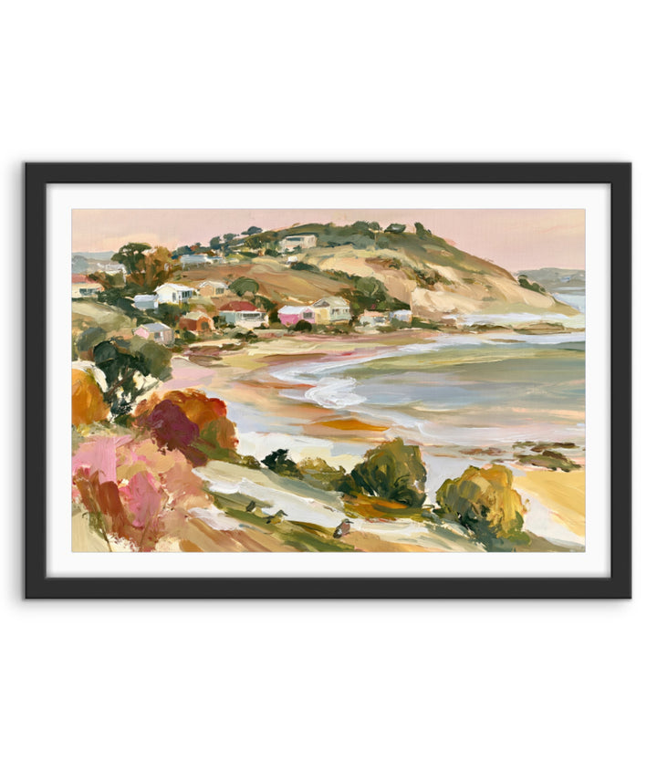 The Seaside Retreat by IHeartStudio - Australian Contemporary Coastal Landscape Canvas Print