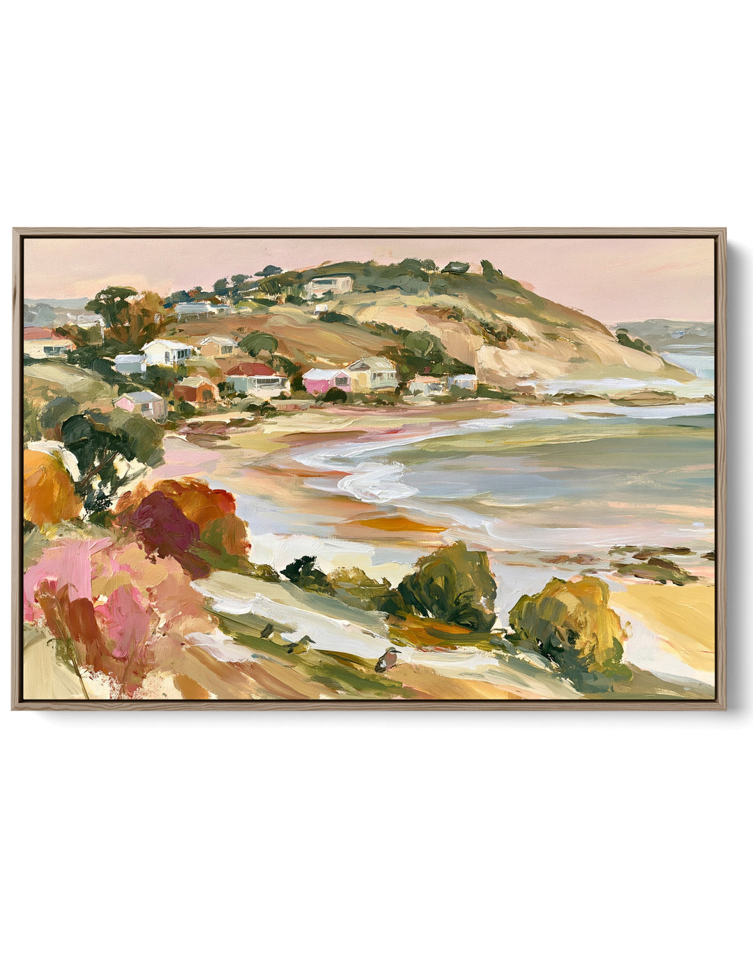 The Seaside Retreat by IHeartStudio - Australian Contemporary Coastal Landscape Canvas Print