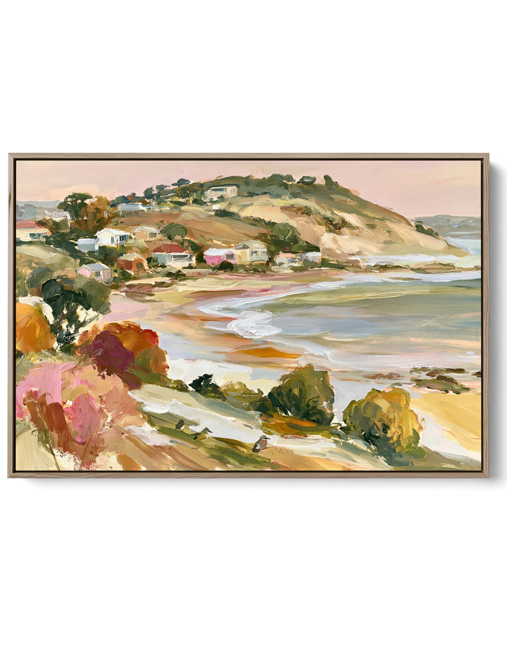 The Seaside Retreat by IHeartStudio - Australian Contemporary Coastal Landscape Canvas Print