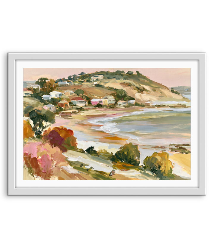 The Seaside Retreat by IHeartStudio - Australian Contemporary Coastal Landscape Canvas Print