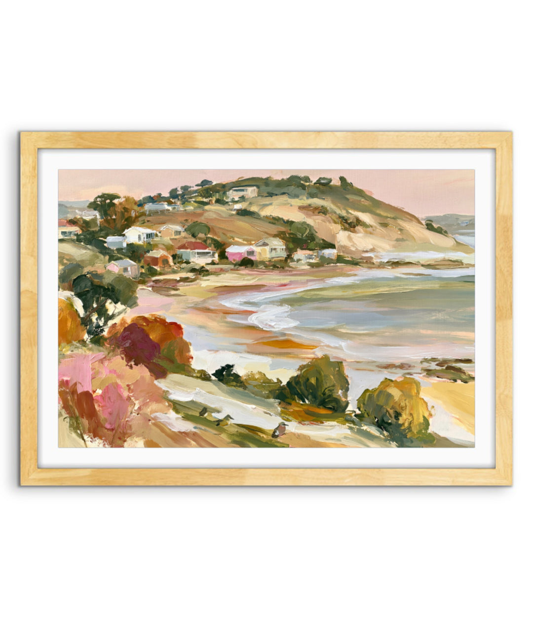 The Seaside Retreat by IHeartStudio - Australian Contemporary Coastal Landscape Canvas Print