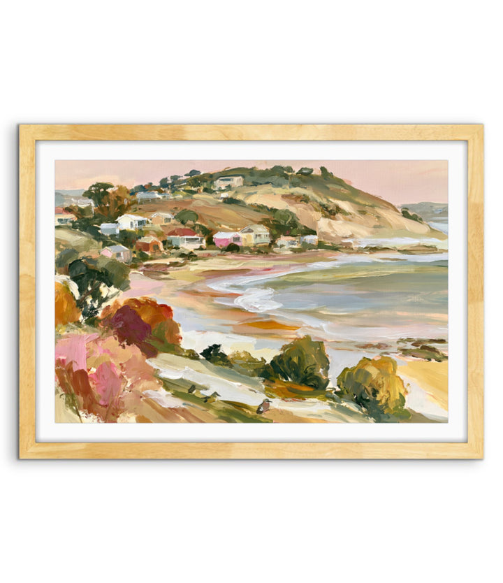 The Seaside Retreat by IHeartStudio - Australian Contemporary Coastal Landscape Canvas Print