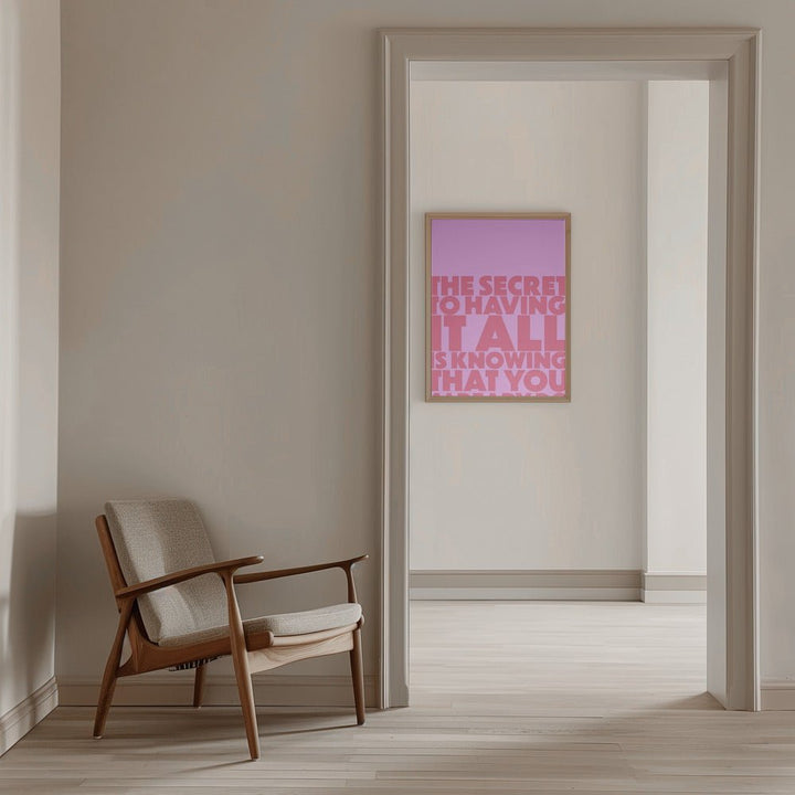 the secret - Stretched Canvas, Poster or Fine Art Print - I Heart Wall Art - Poster Print, Canvas Print or Framed Art Print