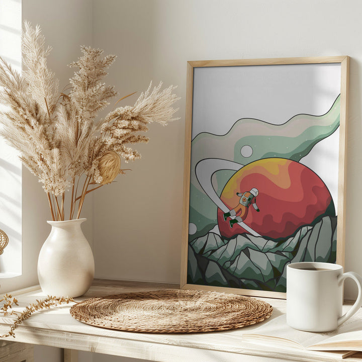 The Space Jump - Stretched Canvas, Poster or Fine Art Print I Heart Wall Art