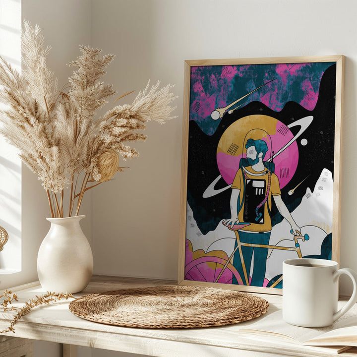 The Space Messenger - Stretched Canvas, Poster or Fine Art Print I Heart Wall Art