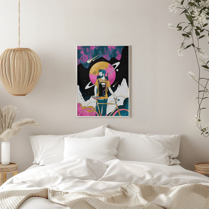 The Space Messenger - Stretched Canvas, Poster or Fine Art Print I Heart Wall Art