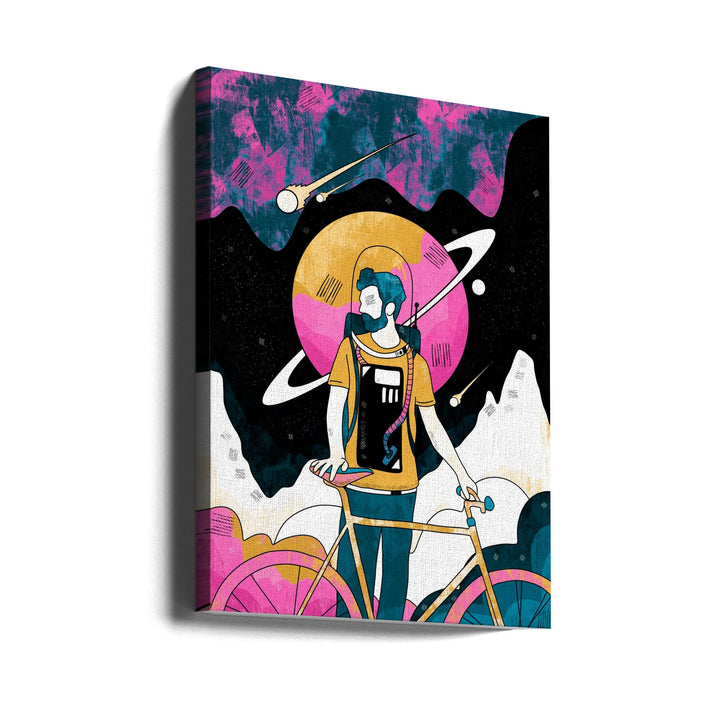 The Space Messenger - Stretched Canvas, Poster or Fine Art Print I Heart Wall Art