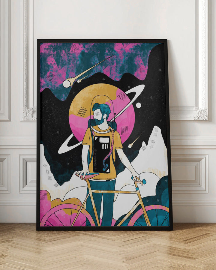 The Space Messenger - Stretched Canvas, Poster or Fine Art Print I Heart Wall Art