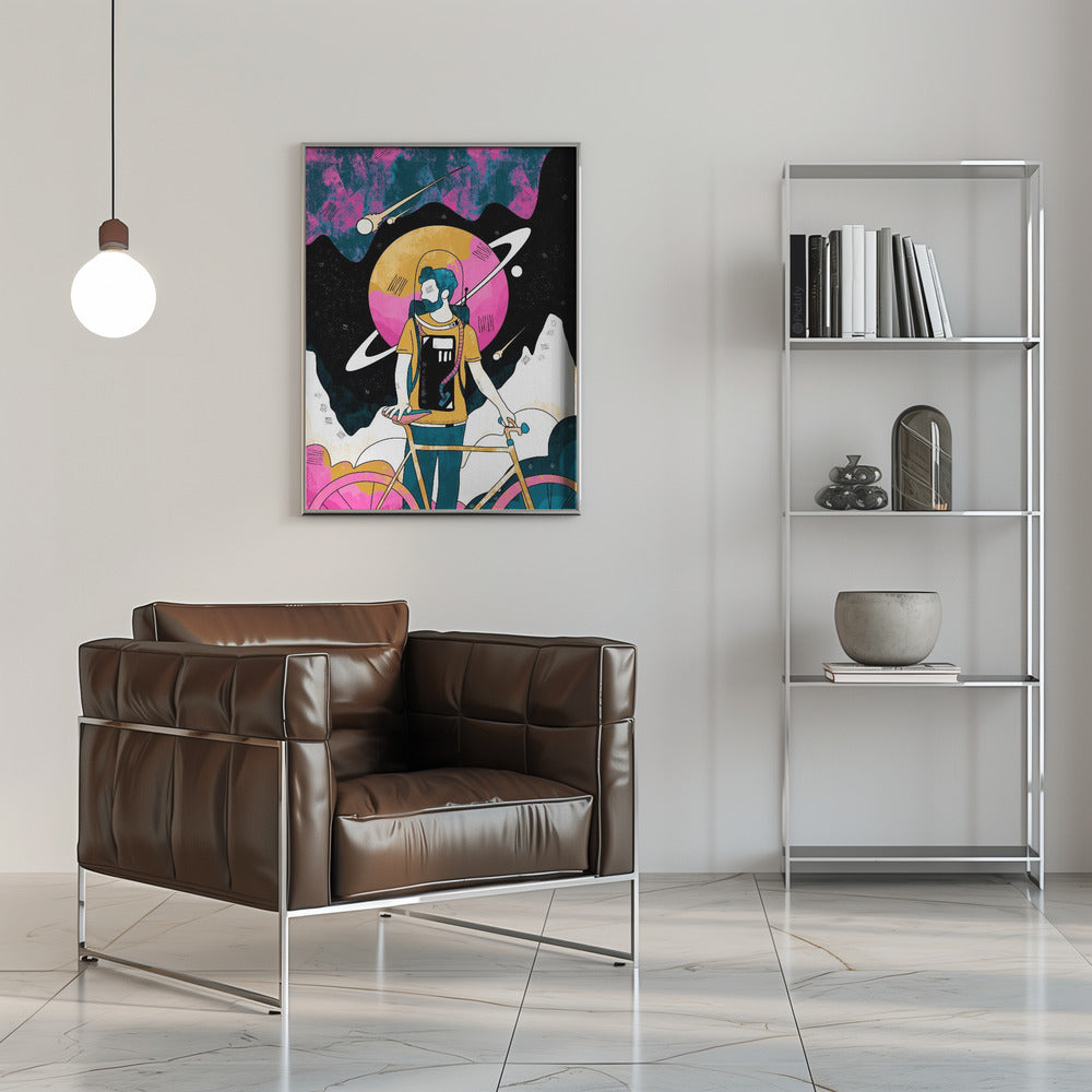 The Space Messenger - Stretched Canvas, Poster or Fine Art Print I Heart Wall Art