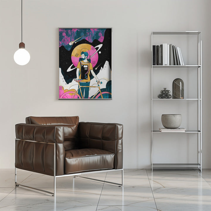 The Space Messenger - Stretched Canvas, Poster or Fine Art Print I Heart Wall Art