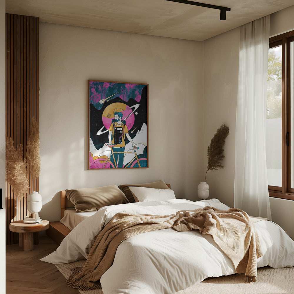 The Space Messenger - Stretched Canvas, Poster or Fine Art Print I Heart Wall Art