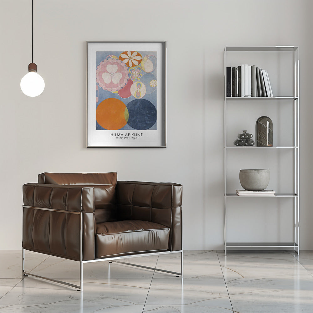 The Ten Largest No.2 Poster - Stretched Canvas, Poster or Fine Art Print I Heart Wall Art