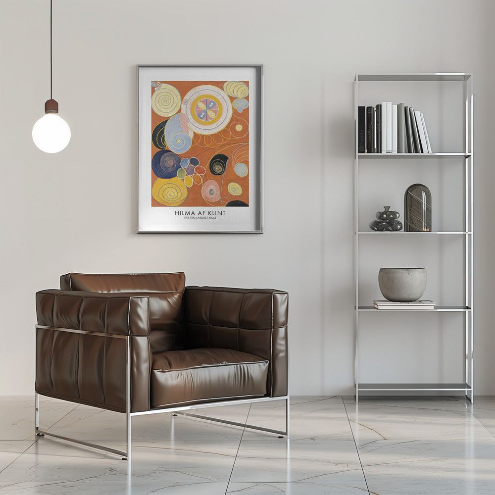 The Ten Largest No.3 Poster - Stretched Canvas, Poster or Fine Art Print I Heart Wall Art