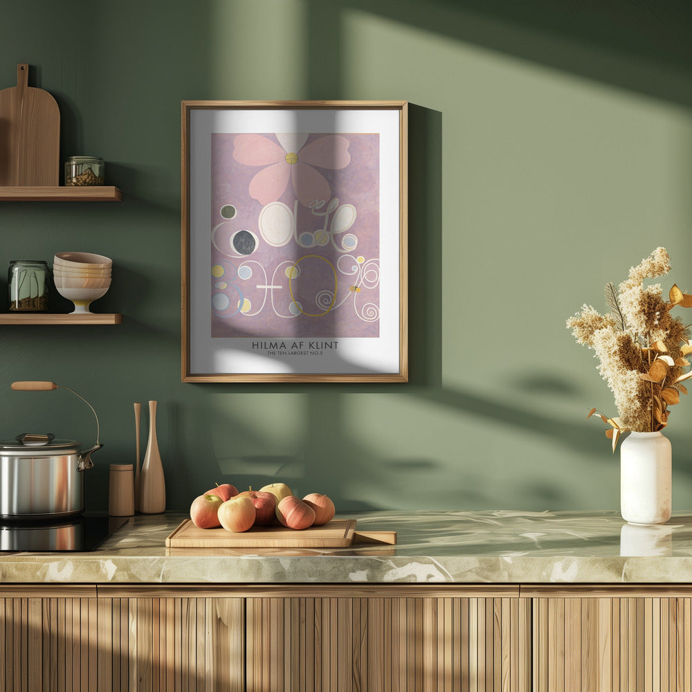 The Ten Largest No.5 Poster - Stretched Canvas, Poster or Fine Art Print I Heart Wall Art