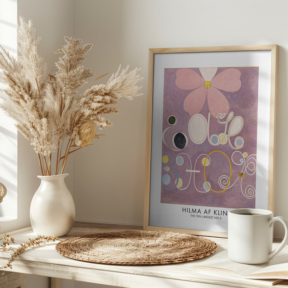 The Ten Largest No.5 Poster - Stretched Canvas, Poster or Fine Art Print I Heart Wall Art