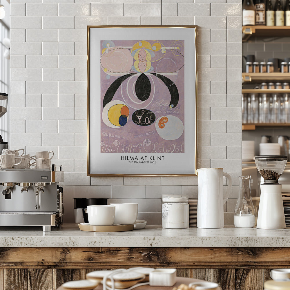 The Ten Largest No.6 Poster - Stretched Canvas, Poster or Fine Art Print I Heart Wall Art