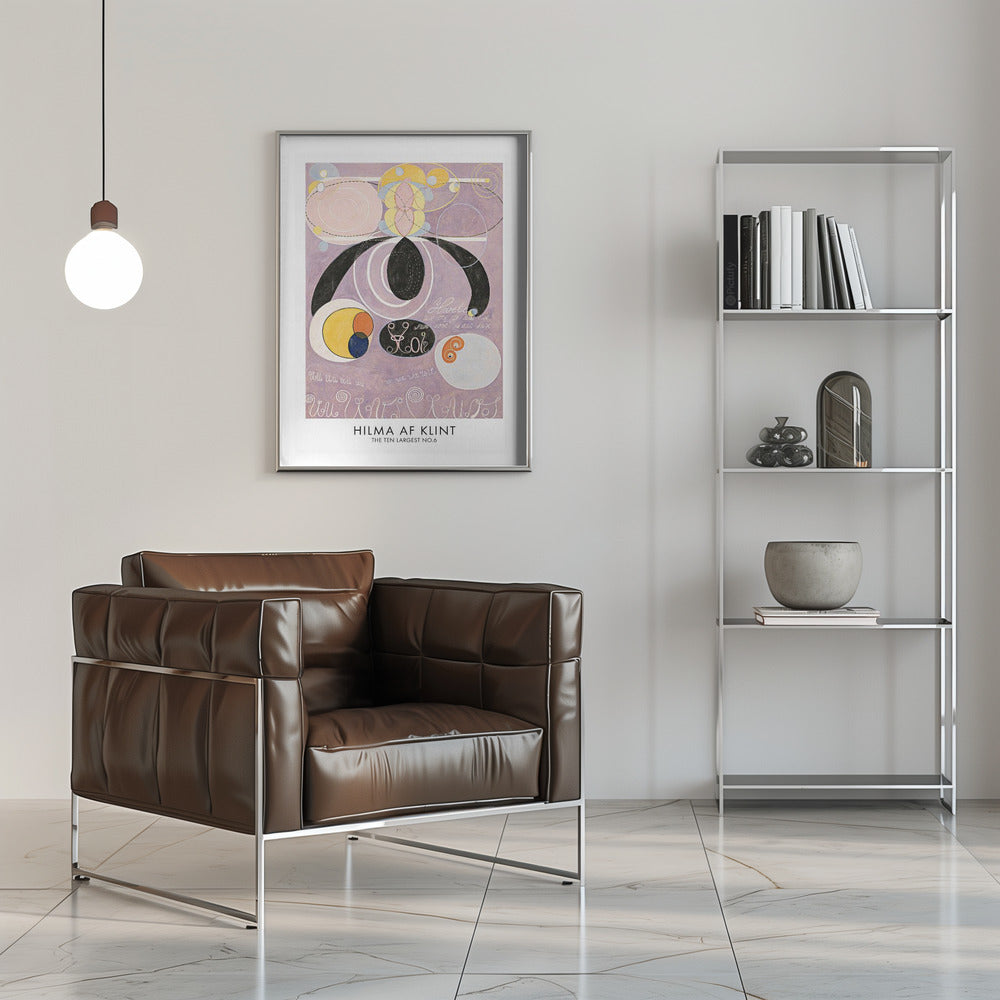 The Ten Largest No.6 Poster - Stretched Canvas, Poster or Fine Art Print I Heart Wall Art