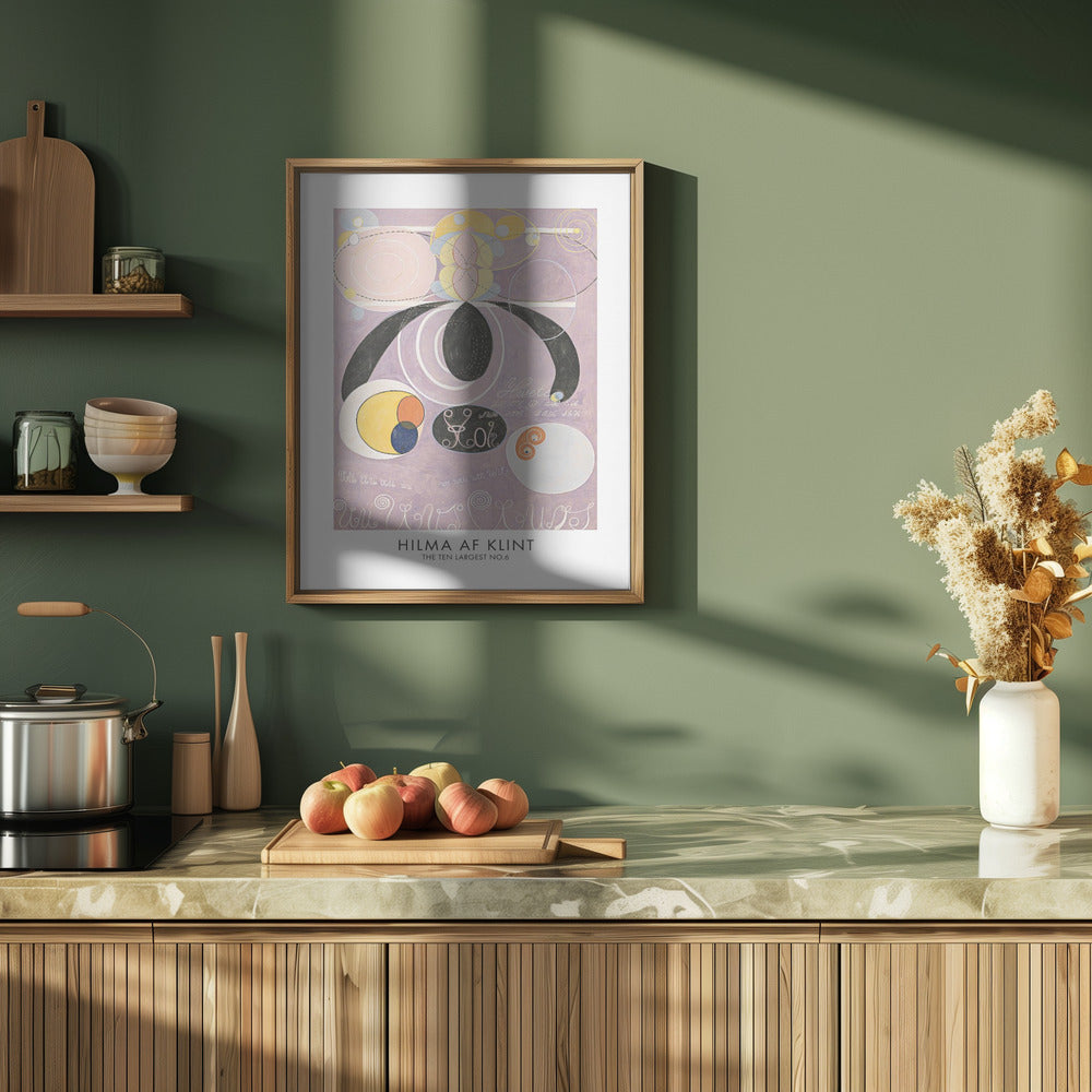 The Ten Largest No.6 Poster - Stretched Canvas, Poster or Fine Art Print I Heart Wall Art