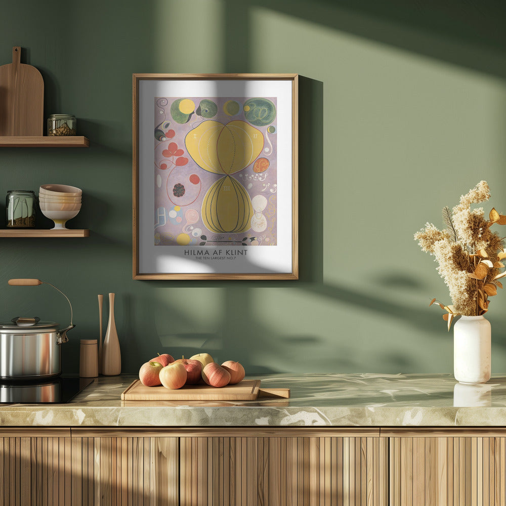 The Ten Largest No.7 Poster - Stretched Canvas, Poster or Fine Art Print I Heart Wall Art