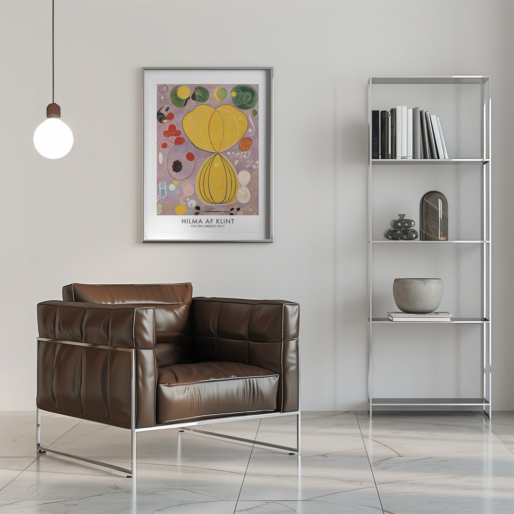 The Ten Largest No.7 Poster - Stretched Canvas, Poster or Fine Art Print I Heart Wall Art