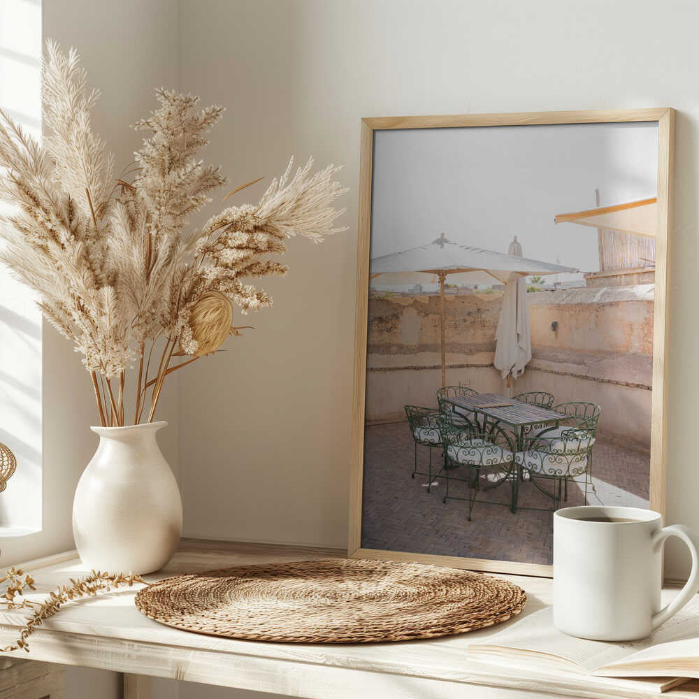 The Terrace - Stretched Canvas, Poster or Fine Art Print - I Heart Wall Art - Poster Print, Canvas Print or Framed Art Print