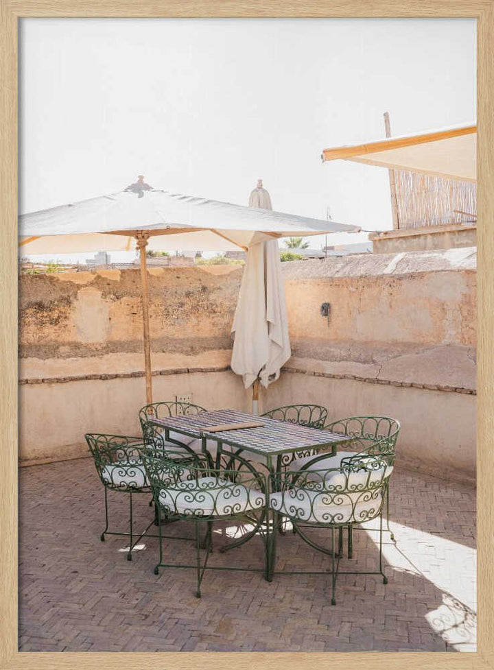 The Terrace - Stretched Canvas, Poster or Fine Art Print - I Heart Wall Art - Poster Print, Canvas Print or Framed Art Print