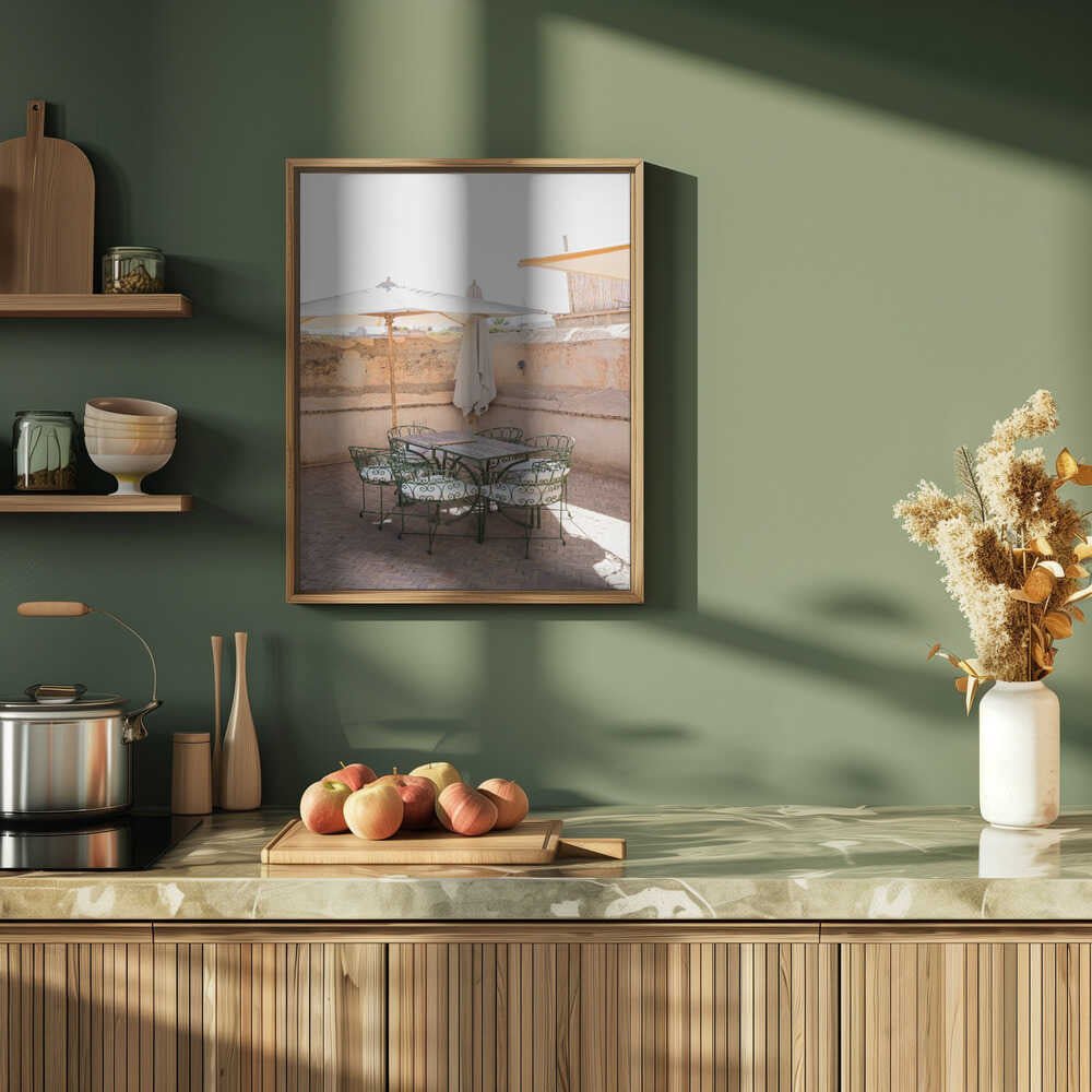 The Terrace - Stretched Canvas, Poster or Fine Art Print - I Heart Wall Art - Poster Print, Canvas Print or Framed Art Print