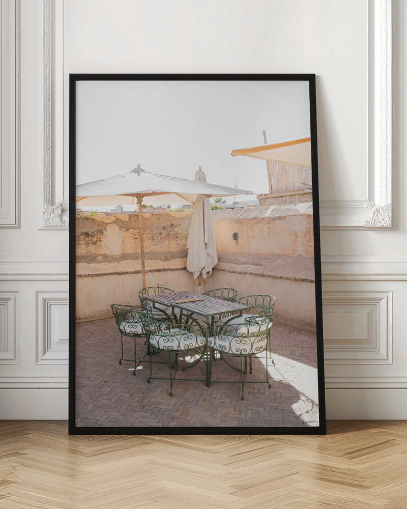 The Terrace - Stretched Canvas, Poster or Fine Art Print - I Heart Wall Art - Poster Print, Canvas Print or Framed Art Print
