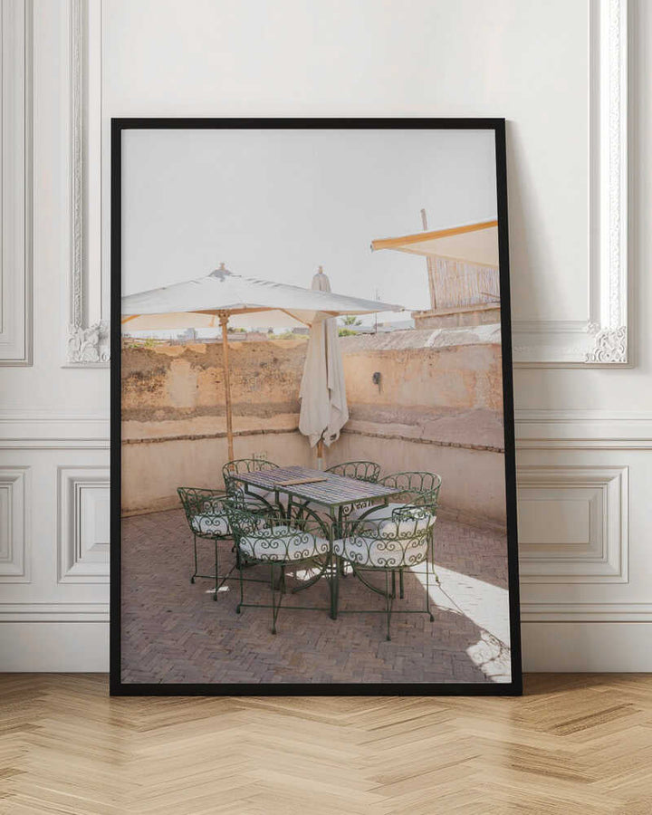 The Terrace - Stretched Canvas, Poster or Fine Art Print - I Heart Wall Art - Poster Print, Canvas Print or Framed Art Print