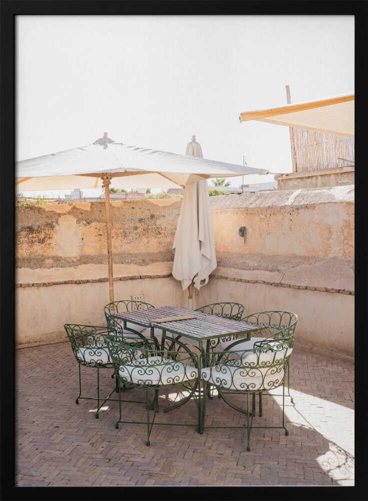 The Terrace - Stretched Canvas, Poster or Fine Art Print - I Heart Wall Art - Poster Print, Canvas Print or Framed Art Print