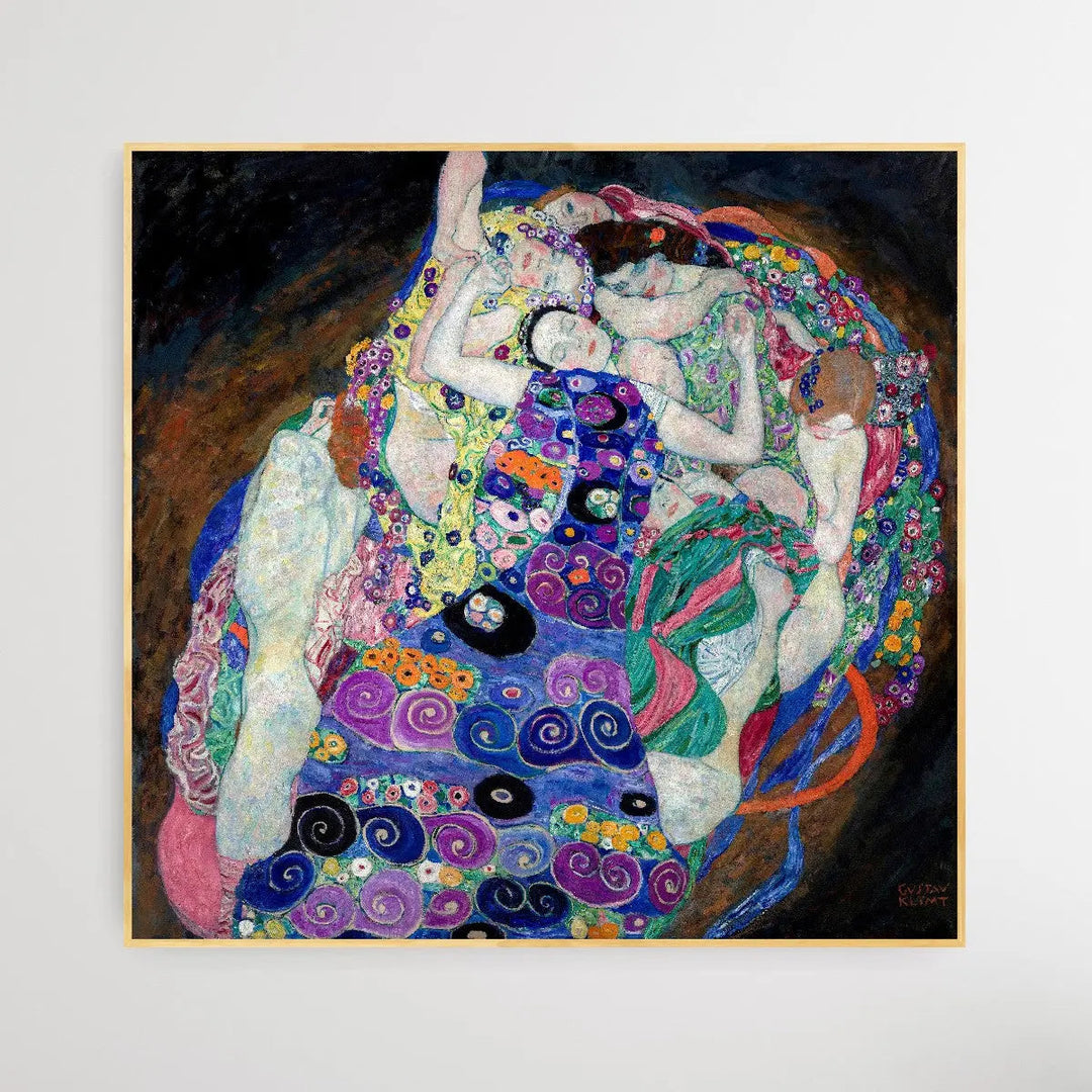 The Virgin by Gustav Klimt (1913) - Square Abstract Wall Art Print - I Heart Wall Art