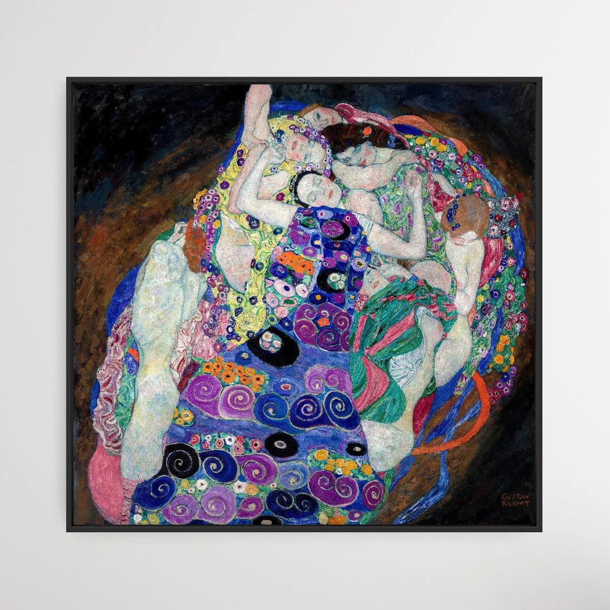 The Virgin by Gustav Klimt (1913) - Square Abstract Wall Art Print - I Heart Wall Art
